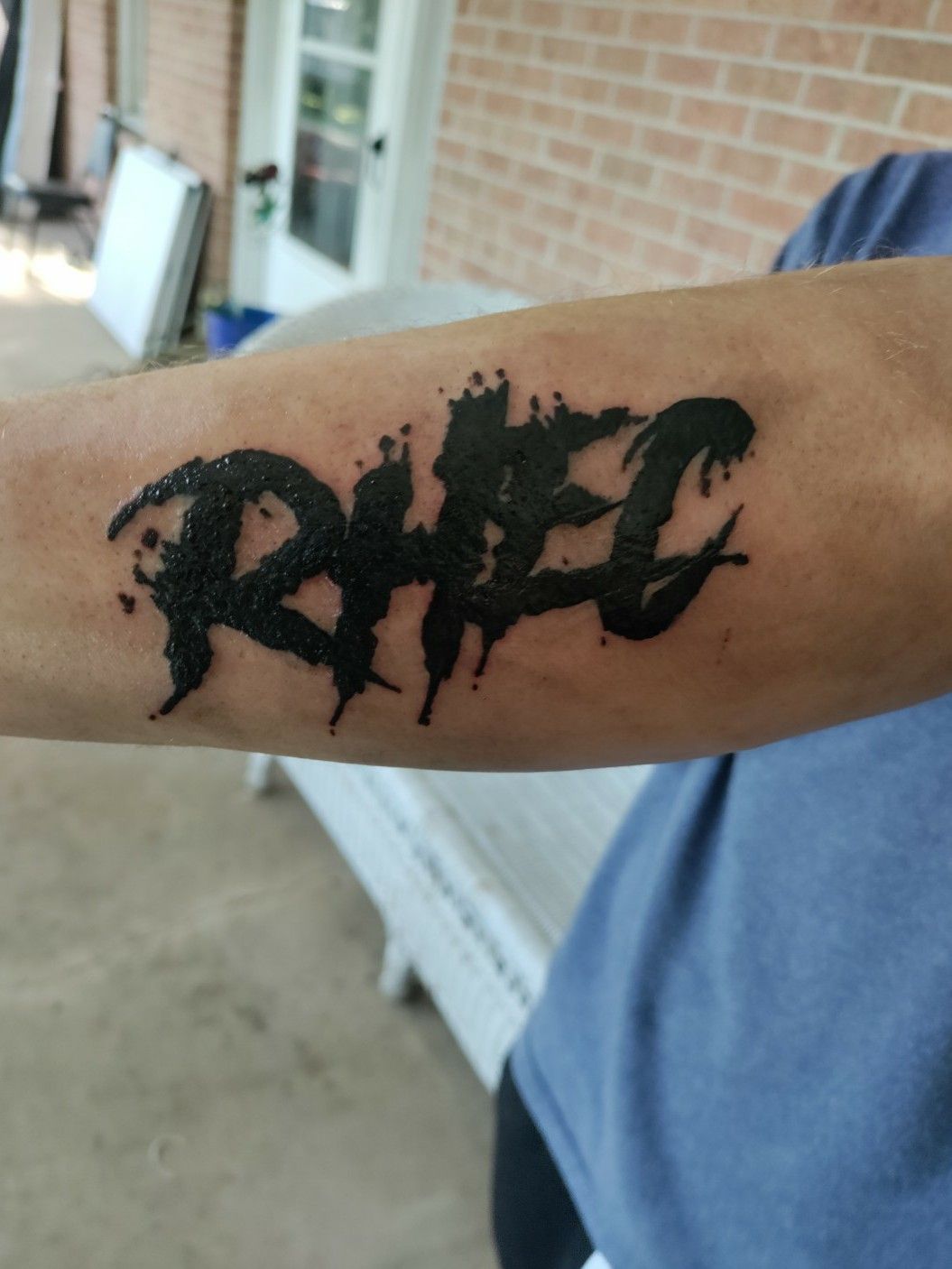 TTR Promotes Music on Twitter Check out this badass rhec tat by  billnathanael1326 and the tattoo was done by dougiefreshtattoos Thats  awesome seeing one of my edits tattoo  rhec rhecnation  httpstcoa9cSH78GRn 