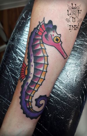 Seahorse Tattoo by Elena Wolf