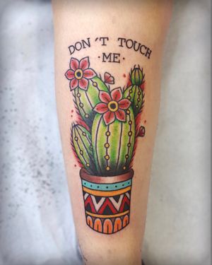 Cactus Tattoo by Elena Wolf