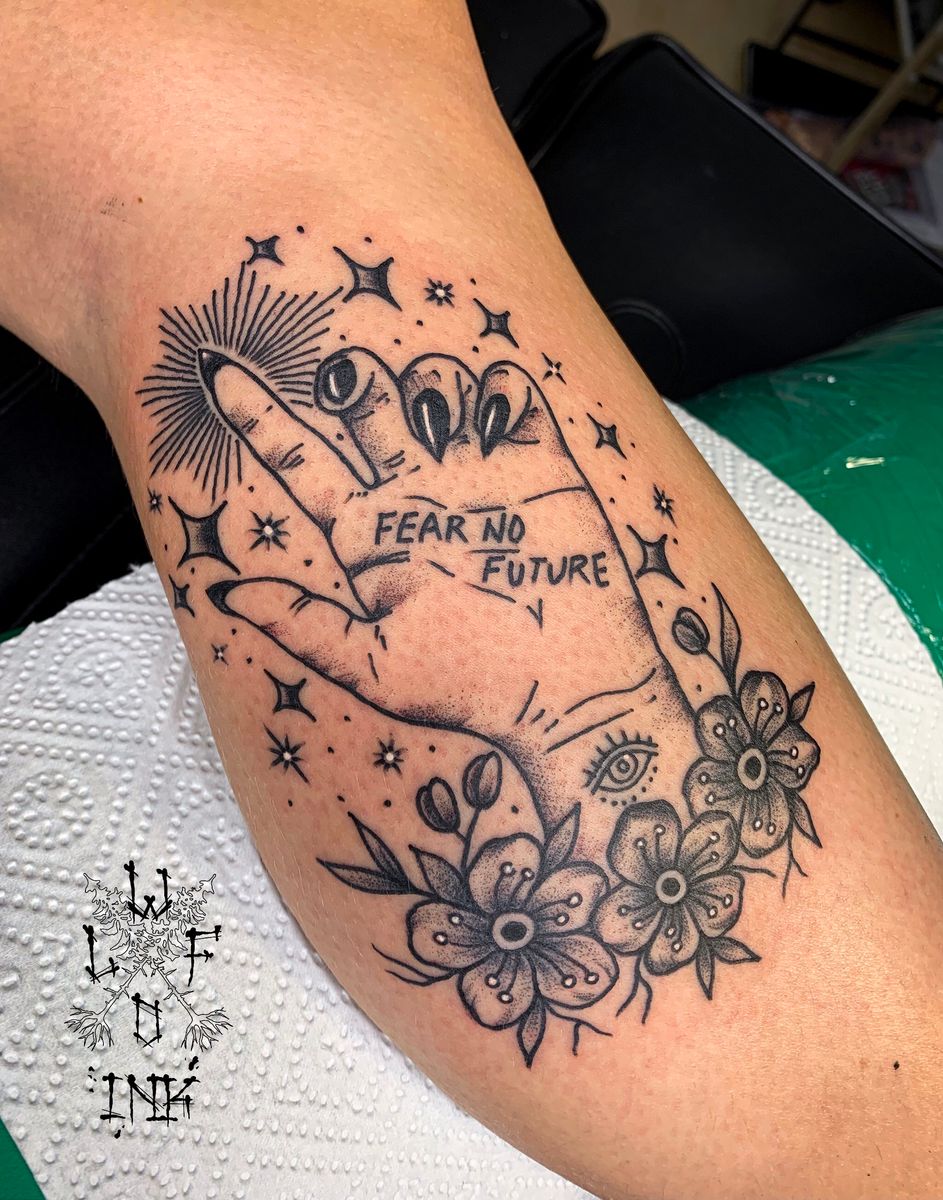 Tattoo uploaded by Wolf Wood Ink • Spiritual Hand Tattoo by Elena