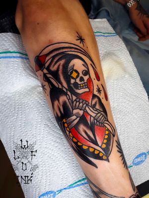 Reaper Tattoo by Elena Wolf