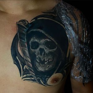 Cover up on chest