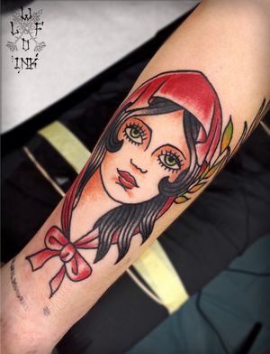 Red Riding Hood Tattoo by Elena Wolf