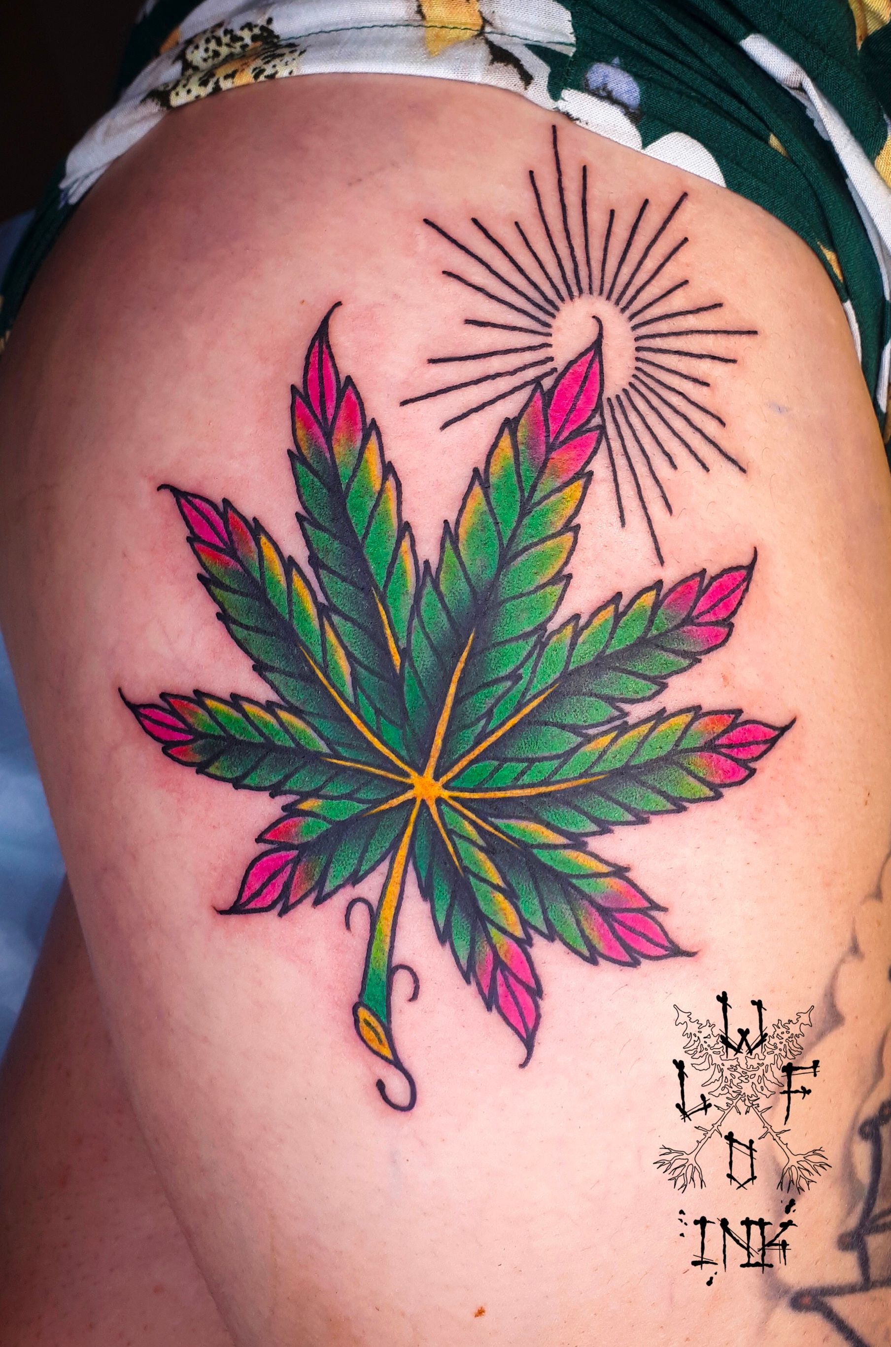 Tattoo uploaded by Luka Mikić • Chemical structure of THC #THC • Tattoodo