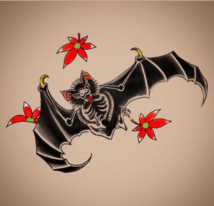 Bats are awesome! They are also a sign for good luck. 