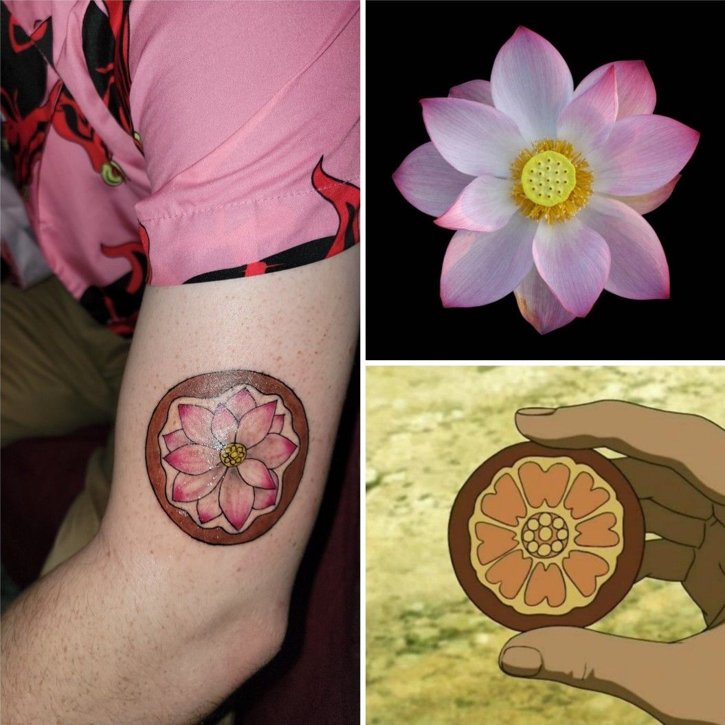 White Lotus from Avatar the Last Airbender Henna Tattoo  White lotus  tattoo Tattoos Pretty tattoos