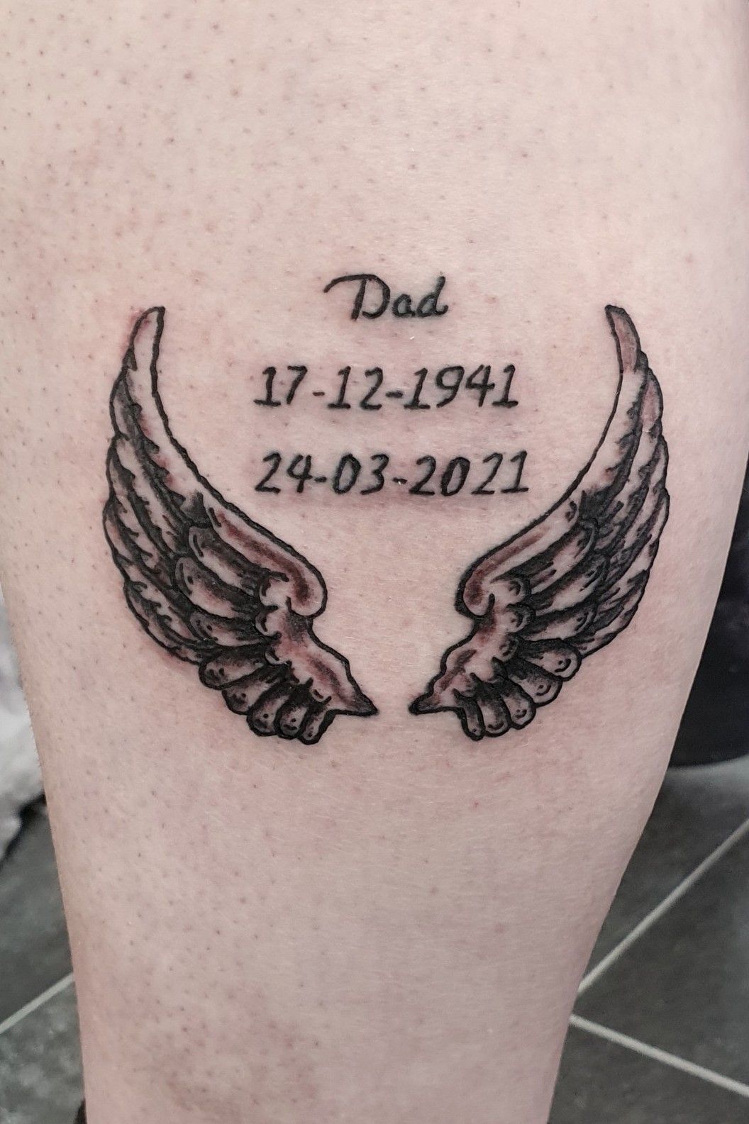 The tattoo I got in Memory of my Uncle I love it soo much  In loving  memory tattoos Memorial tattoos Tattoo for boyfriend