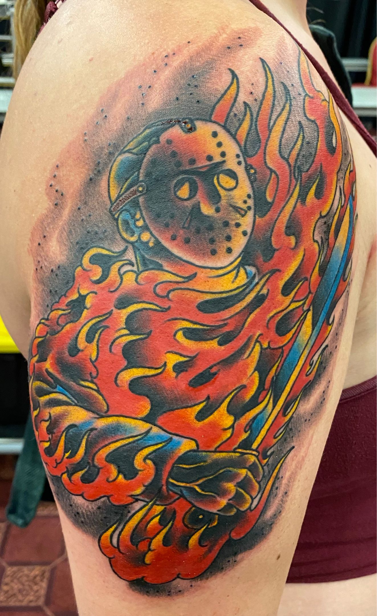 Freddy Krueger Black and Gray Tattoo by Mike Christie TattooNOW
