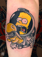 The Simpsons Chest Burster Bart