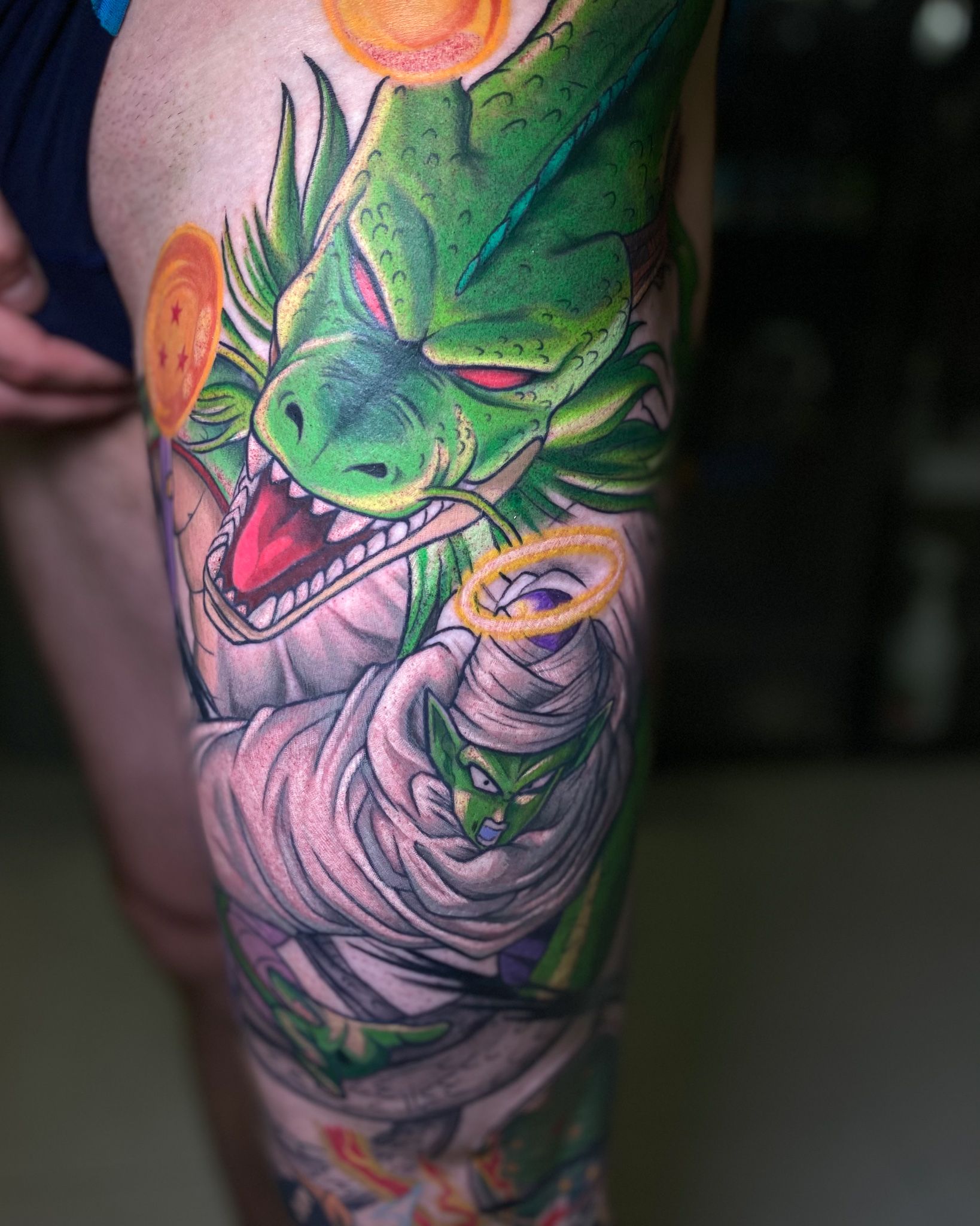 Dragon Ball tattoo done by © Sebastian Tattoo. : r/nerdtattoos