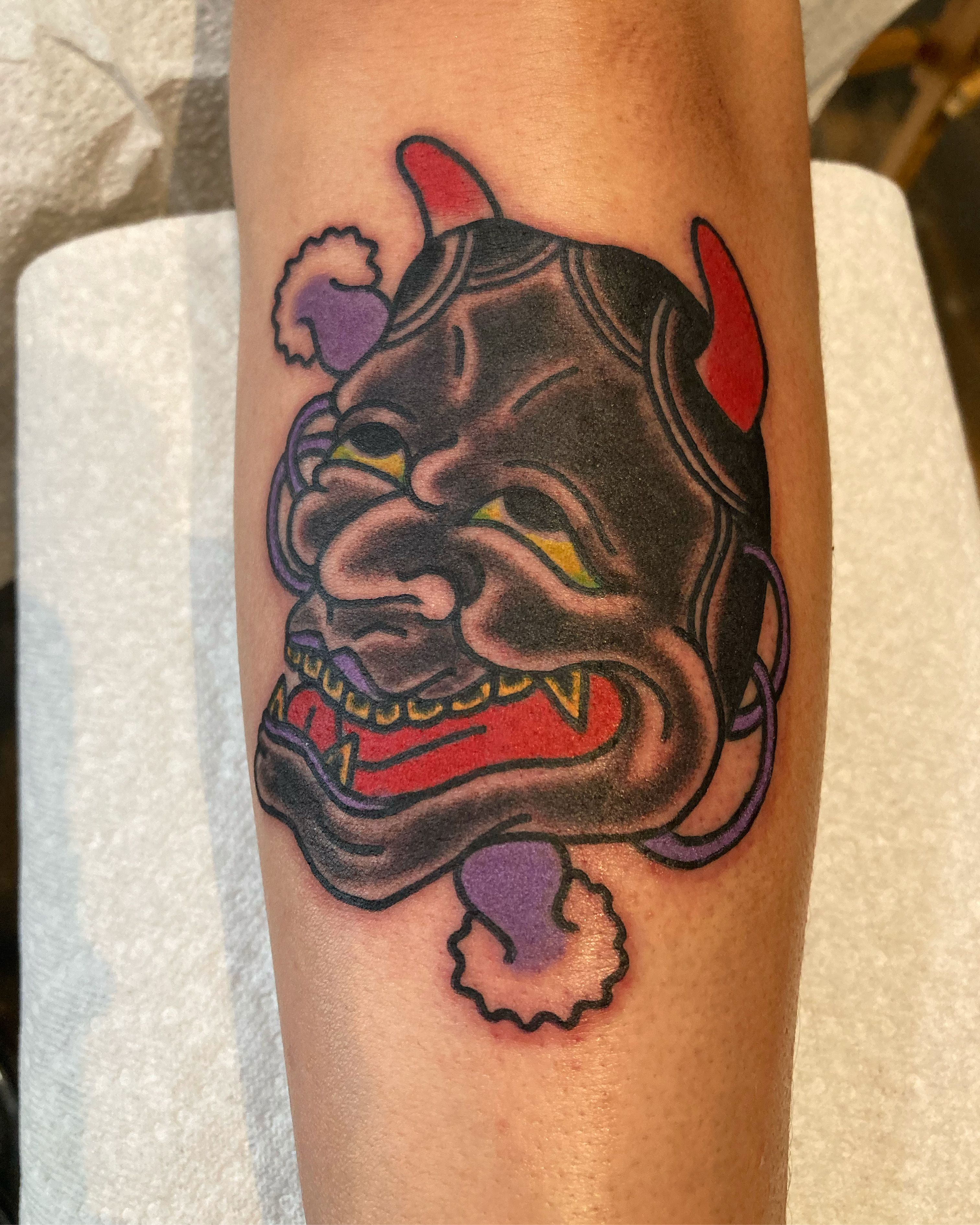 Tattoo uploaded by BackBurner u2022 Hannya Mask #drawing u2022 48595 