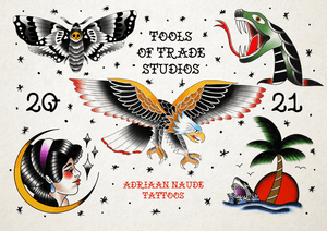 Flash designs by Adriaan (adriaan_naude_tattoos)-DM us if you're interested !