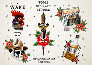 Flash designs by Adriaan (adriaan_naude_tattoos)-DM us if you're interested !