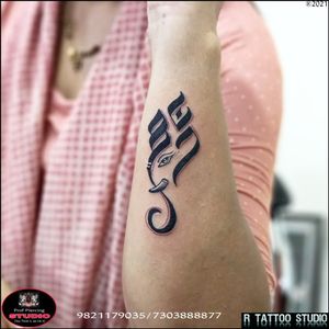 #ganpatibappa #tattooartist #tattoo #smallganpatitattoo#ganpati_bappa_moraya #ganpatitattoo #tattoodesign #rtattoo_studio 