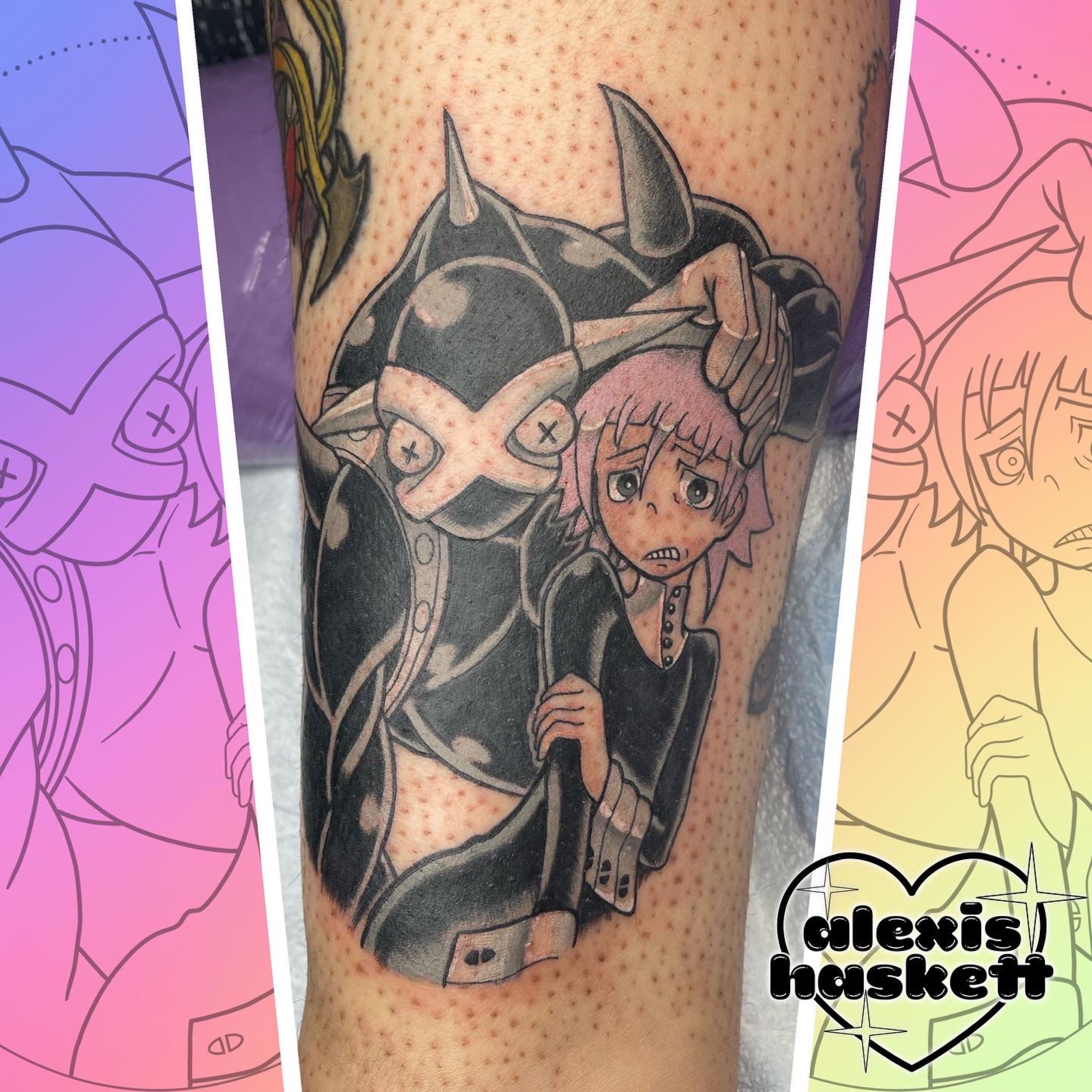 Anime Soul eater themed full sleeve in one day fyt tattoo tattoos    TikTok