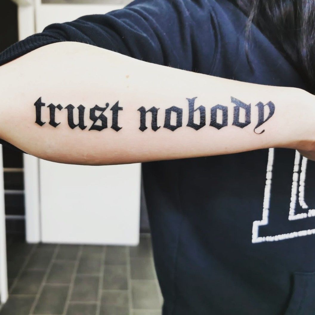 Tattoo uploaded by terrormietze • #trust • Tattoodo