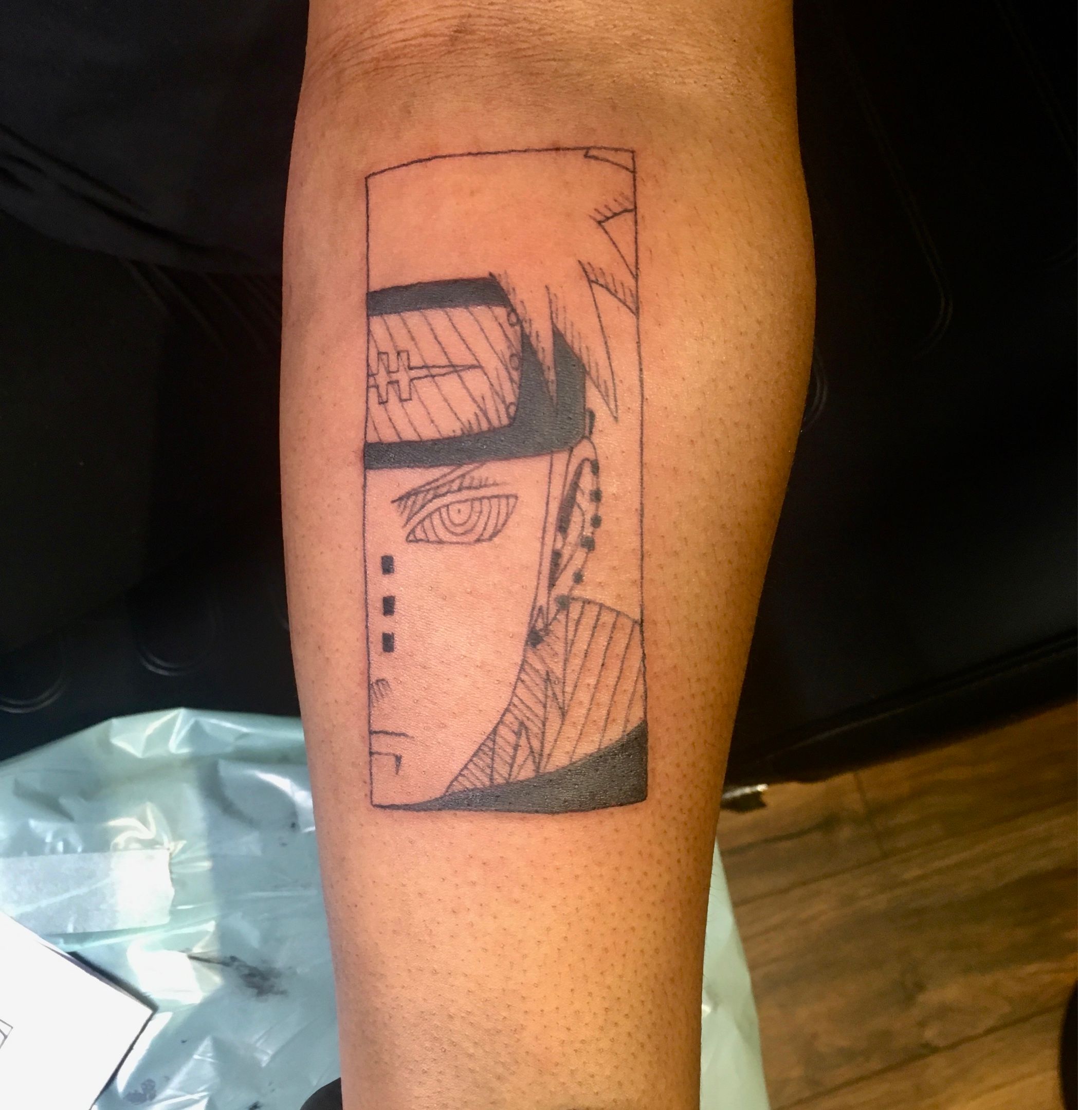 Rene Benitez on Instagram Getting along this naruto manga panel leg  sleeve       florida floridatattooartist floridatattoos tattoo  neotraditional