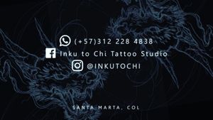 Agenda tu cita!!! #inkutochi #tattoostudio #tattoos #tatuajes #santamartatattoo #blackink