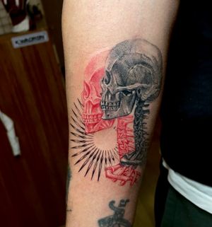 Skull Tattoo#red #skull 
