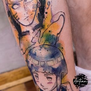 Comenzamos está pierna de Naruto con él y Hinata. Me encantó! Ya quiero seguir con los otros personajes 🤩✨