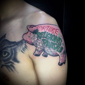 Pigs 🐖Diseño basado en la banda pink floyd.