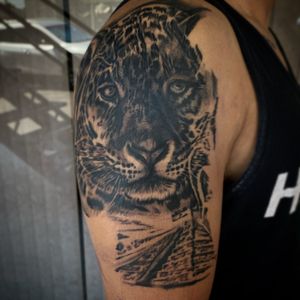 mayan black jaguar tattoo