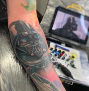 Wip love doing Star Wars tattoos! 