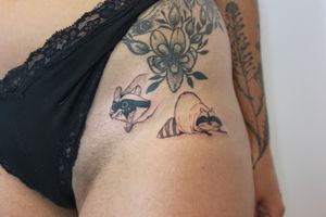 Raccoons tattoo