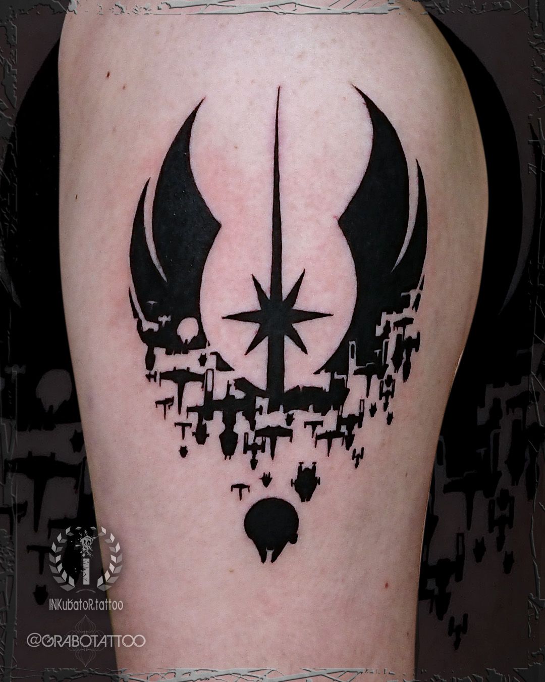 Julie Villeneuve Tattoo  Sketchy interpretation of the Jedi OrderLogo  Thank you for your trust ke4nu  𝔏𝔬𝔠𝔞𝔱𝔦𝔬𝔫  𝔇𝔬𝔯𝔱𝔪𝔲𝔫𝔡 𝔊𝔢𝔯𝔪𝔞𝔫𝔶 ℜ𝔢𝔰𝔦𝔡𝔢𝔫𝔱 𝔞𝔱 eigenarttattoo   tattooer tattooartist 