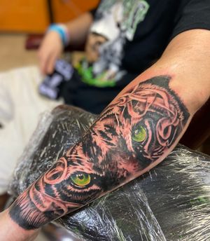 My boy sat like a rock man heres the outcome of that tiger 🐅 portrait For appointments text #267-647-4161 or 📧 drostyles@icloud.com #jacksonvilletattoos #jacksonvilletattooartist #jaxtattooartist #blackandwhitephotography #tattoosleeve #tattoosocietymagazine #besttattoos
