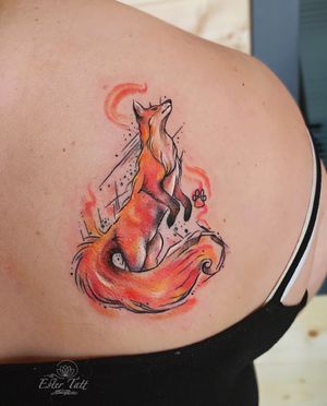 Fox #fox #art #autumn #inspired #tattoo #tattooartist #treviso #italy 