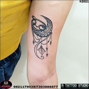 #Zodiacsigntattoo #dreamcatcher #tattoomodel #tattoodesign #rtattoo_studio #zodiacsigns #inked #tattoostyle #tattoogirls 