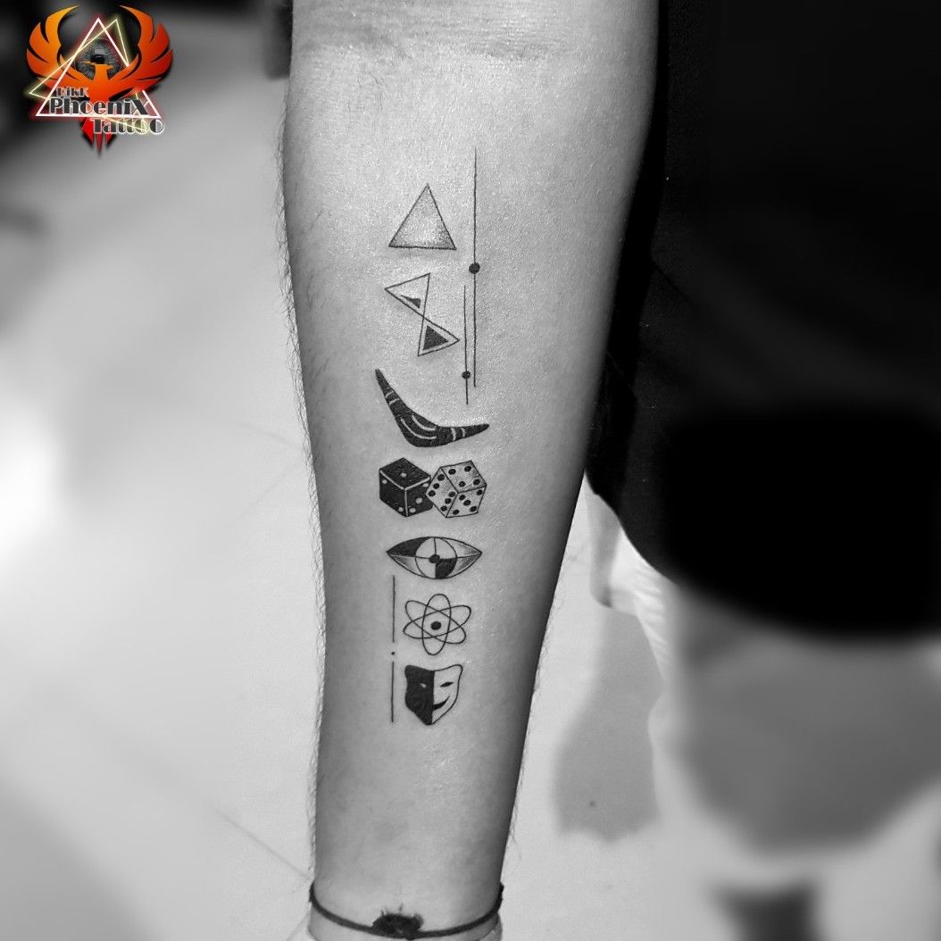 Tattoo uploaded by Rikk Phoenix Tattoo • #karma #lifequotes #tattoodesign # tattoo #meaningfultattoos #goodbad #lifechanging #tattooideas #boomerang  #triangle #2face #eyetattoo #dicetattoo #blackandwhite #blackandgreytattoo  #lineart #liningwork ...