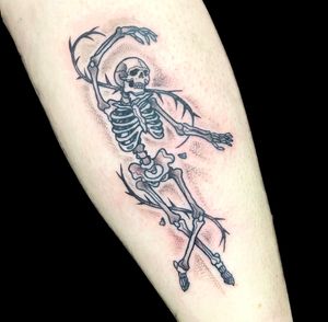 Skeleton tattoo by Andre