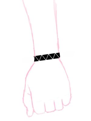 Triangles around wrist
