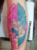 Tattoo Vegeta + Goku Estilo anime 🇮🇱✌🇮🇱✌🇮🇱