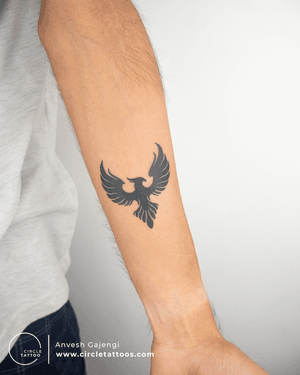 Phoenix Tattoo by Anvesh Gajengi at Circle Tattoo.