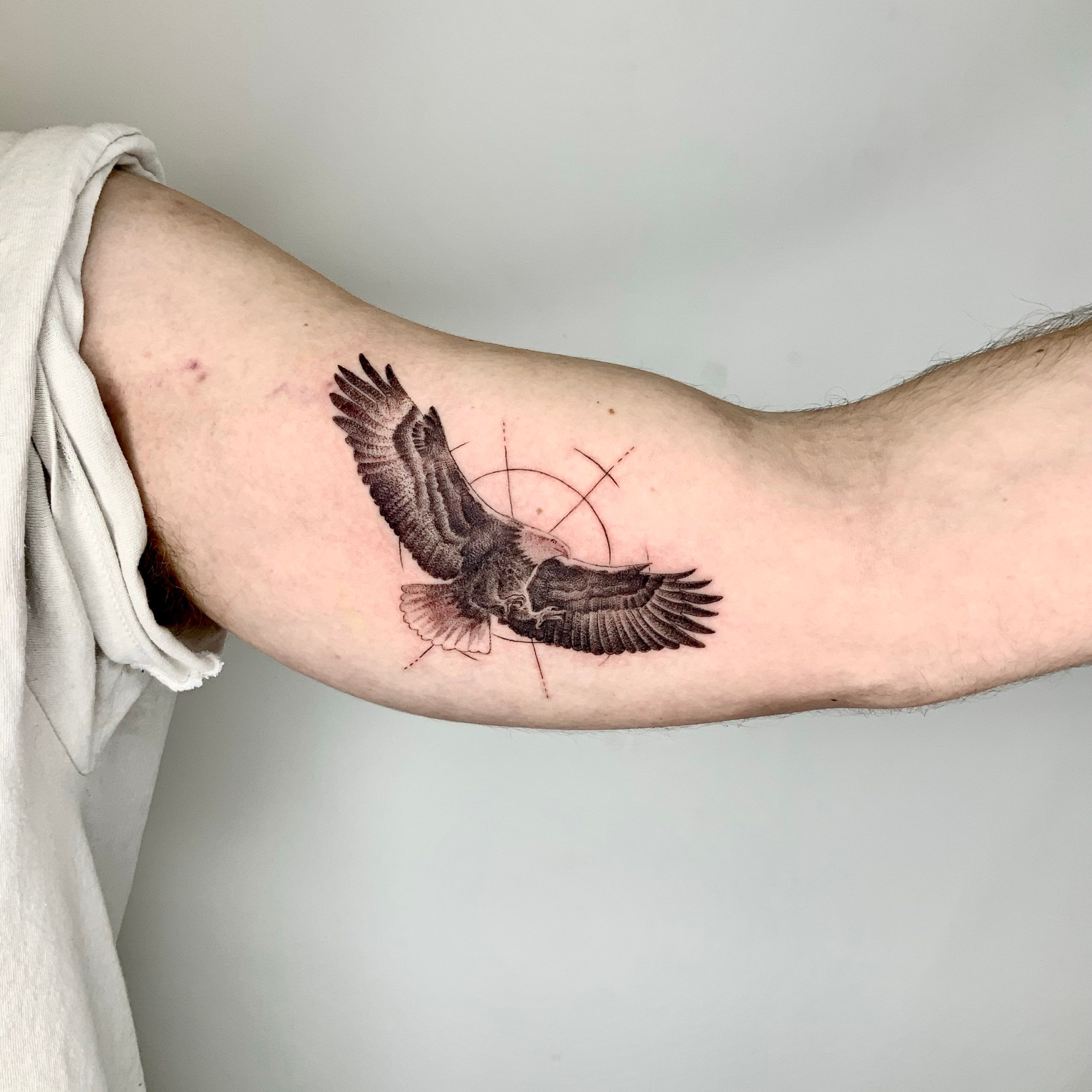 twinmonkeytattoo line geometric geometrictattoo tattoo art animal  eagle birdtattoo  Geometric animal tattoo Geometric tattoo Tattoo  designs