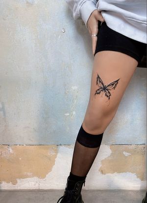 •Tattoo design / butterfly 