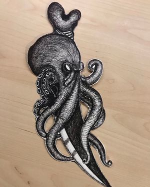 Octopus on a dagger 🐙