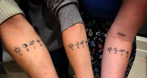 Matching family tattoos 