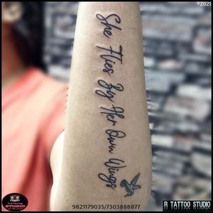 #Calligraphynametattoo #quotes #quotestagram #tattoostyle #rtattoo_studio #trending #tatoodesign #tattooforever #tattoofounds 