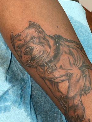 First dog ever tattooed by me 🥲