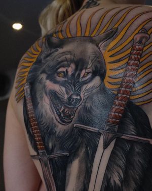 Wolf backpiece 