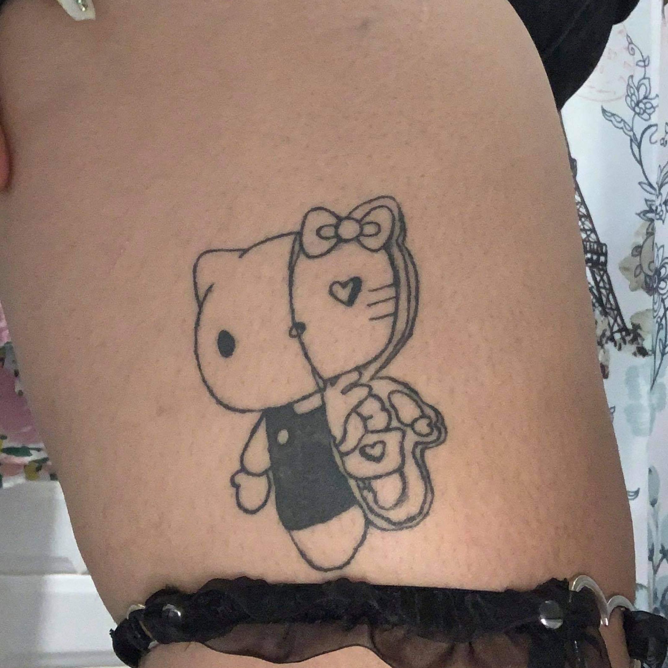 Forehead Tattoo – Hello Kitty Hell