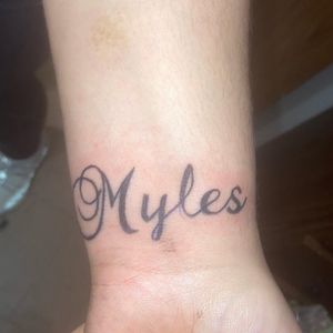 Simple name tattoo 
