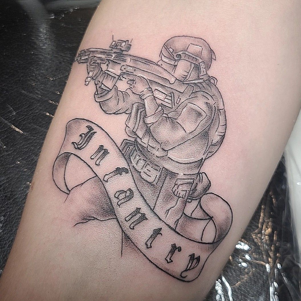 Infantry Brotherhood Tattoo
