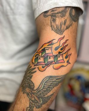 Express your love for music or technology with this detailed keyboard tattoo on your arm. Let Andre Bertoncin's artistry bring your vision to life.