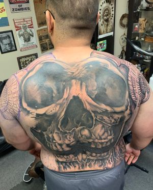 Badass back piece I’ve been working on 