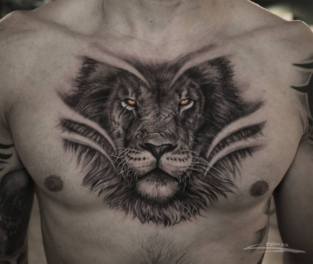 Details more than 185 male lion tattoo latest